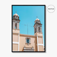 Colima Fine Art Photo Print, Colonial Church, Government Palace, Central Garden, Mexico, Poster