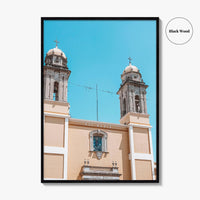 Colima Fine Art Photo Print, Colonial Church, Government Palace, Central Garden, Mexico, Poster
