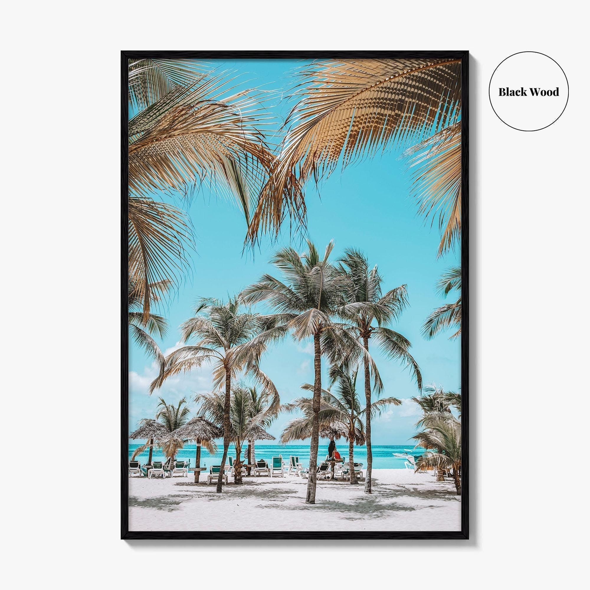 Palm Beach Aruba Fine Art Photo Print, Caribbean, Antilles, Wall Decor Poster