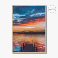 Clemson Fine Art Photo Print, South Carolina Wall Decor Poster, Docks, USA