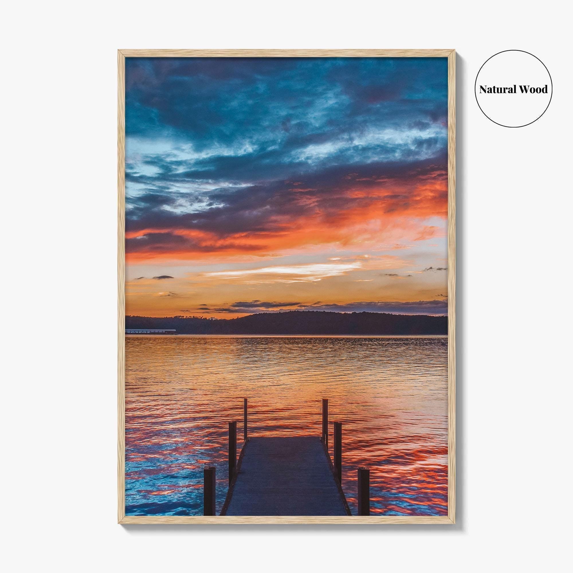 Clemson Fine Art Photo Print, South Carolina Wall Decor Poster, Docks, USA