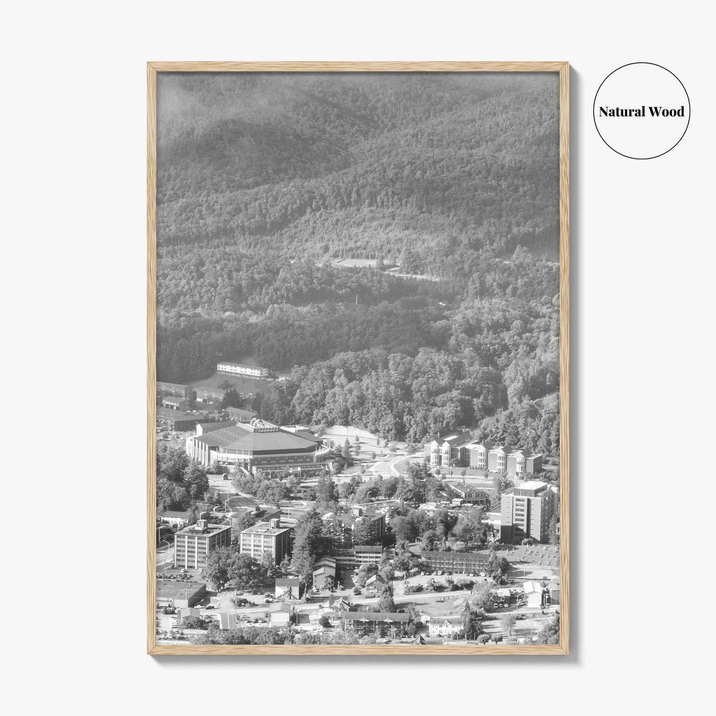 Boone Black and White Fine Art Photo Print, Howards Knob North Carolina Poster