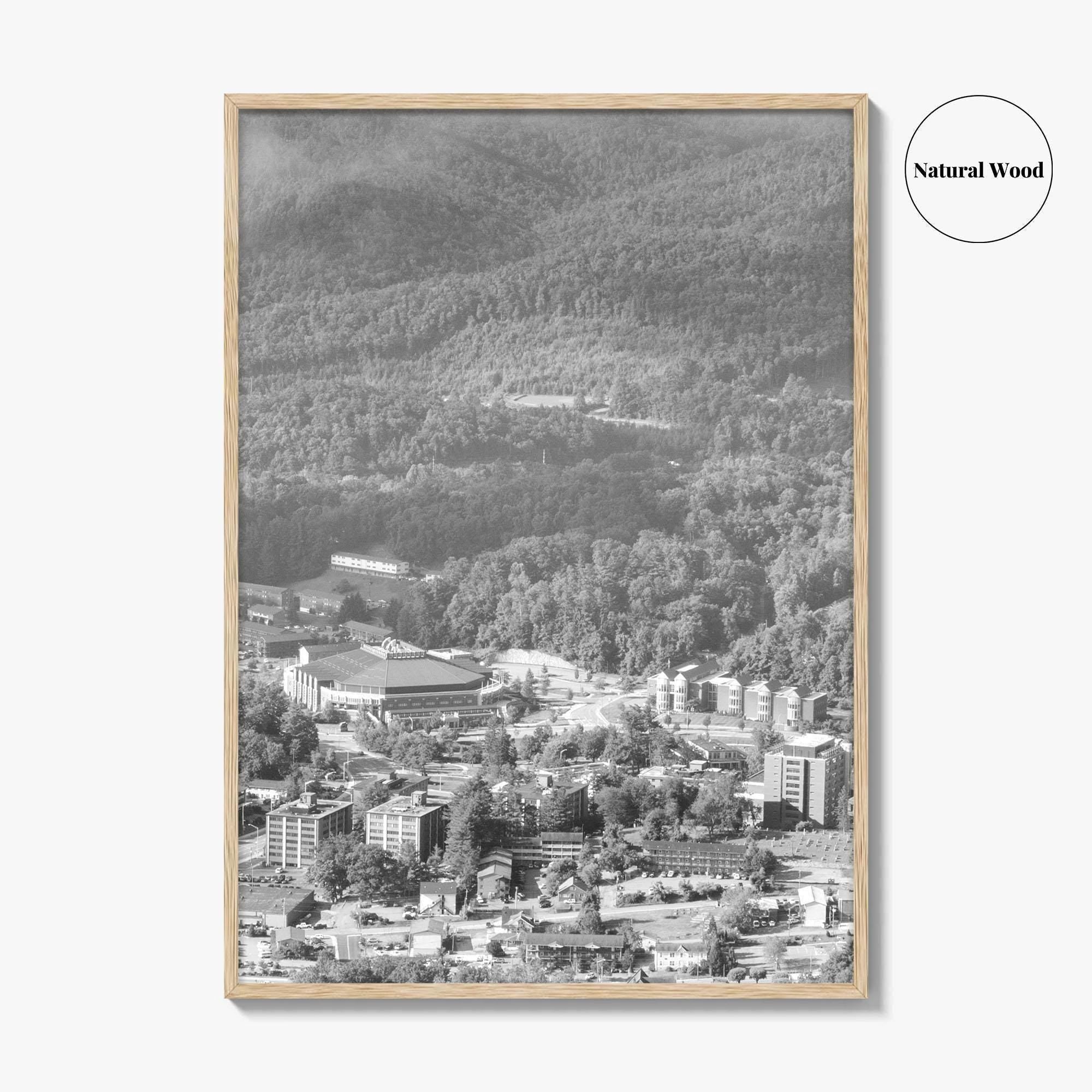 Boone Black and White Fine Art Photo Print, Howards Knob North Carolina Poster