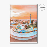 Barcelona Fine Art Photo Print, Park Güell, Gaudí, Catalonia Spain Poster