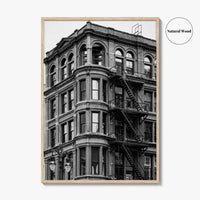 Detroit Black and White Fine Art Photo Print, Michigan USA, Architecture Wall Decor Poster