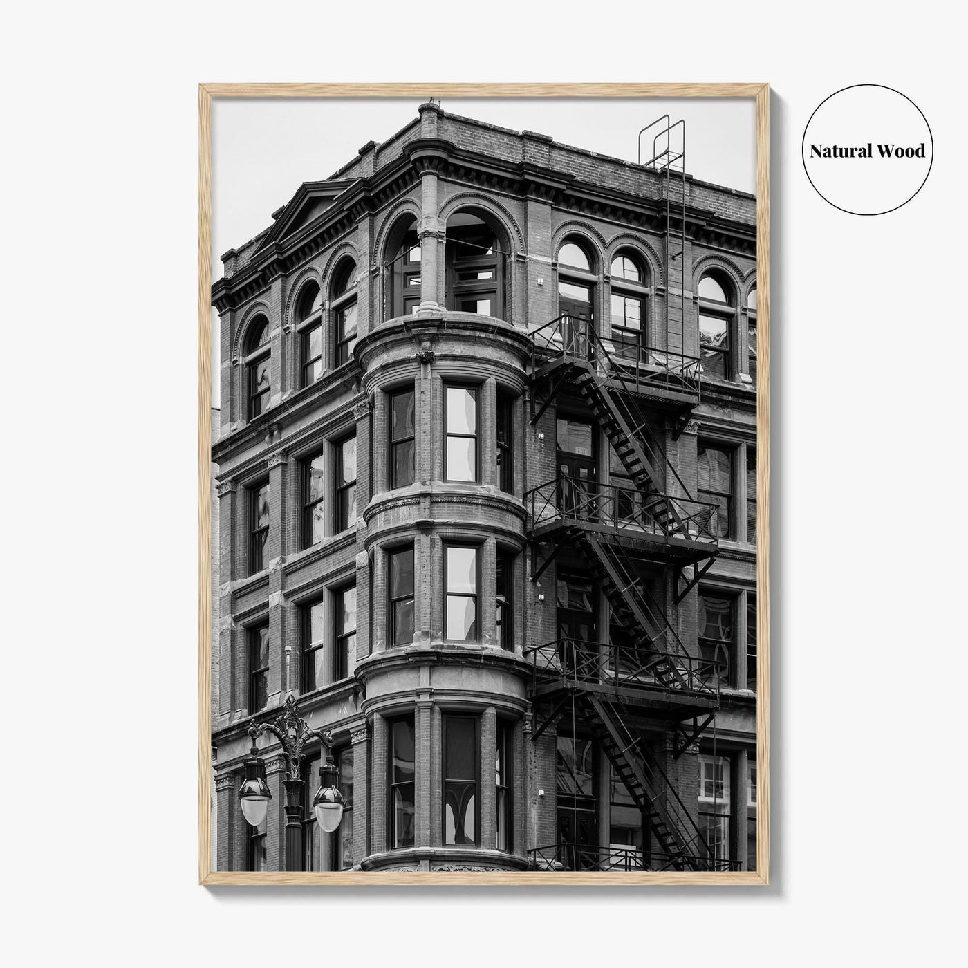 Detroit Black and White Fine Art Photo Print, Michigan USA, Architecture Wall Decor Poster