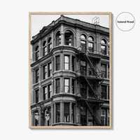Detroit Black and White Fine Art Photo Print, Michigan USA, Architecture Wall Decor Poster