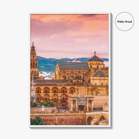 Cordoba Spain Fine Art Photo Print, Mezquita Cathedral, Roman Bridge, Andalusia Wall Decor, Poster