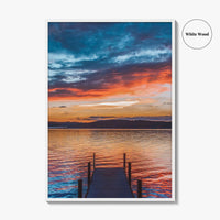Clemson Fine Art Photo Print, South Carolina Wall Decor Poster, Docks, USA