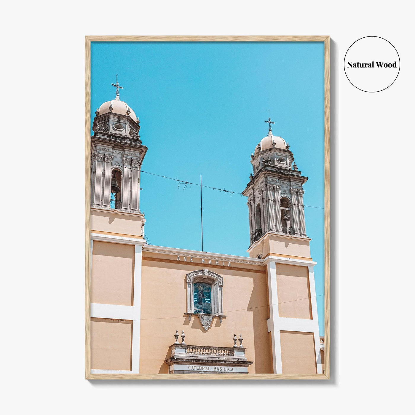 Colima Fine Art Photo Print, Colonial Church, Government Palace, Central Garden, Mexico, Poster