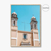 Colima Fine Art Photo Print, Colonial Church, Government Palace, Central Garden, Mexico, Poster