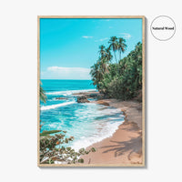 Manzanillo Puerto Viejo Fine Art Photo Print, Costa Rica Caribbean Beach Wall Decor Poster