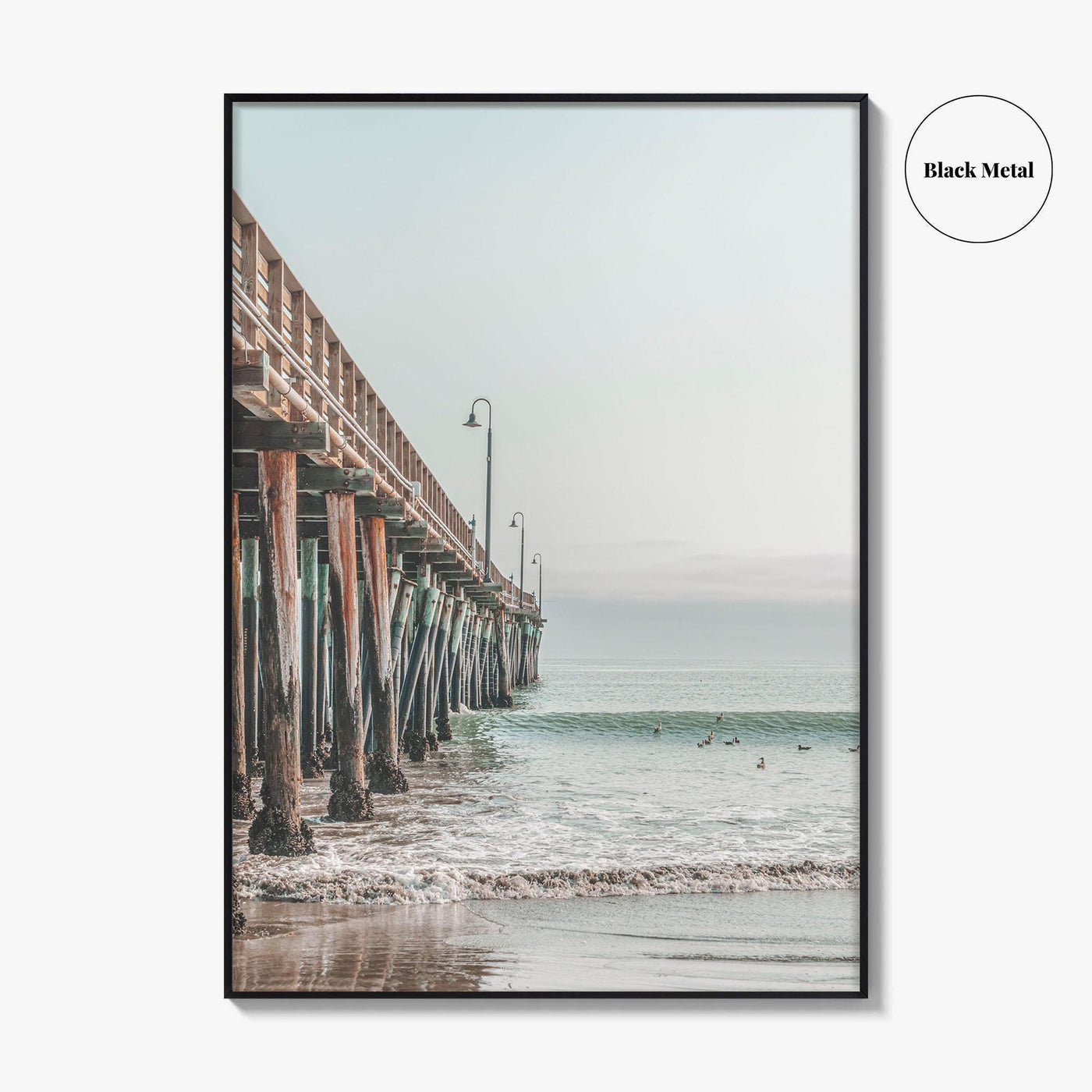 Cayucos Fine Art Photo Print, Pier, California, Pacific Ocean, Photo Poster, USA
