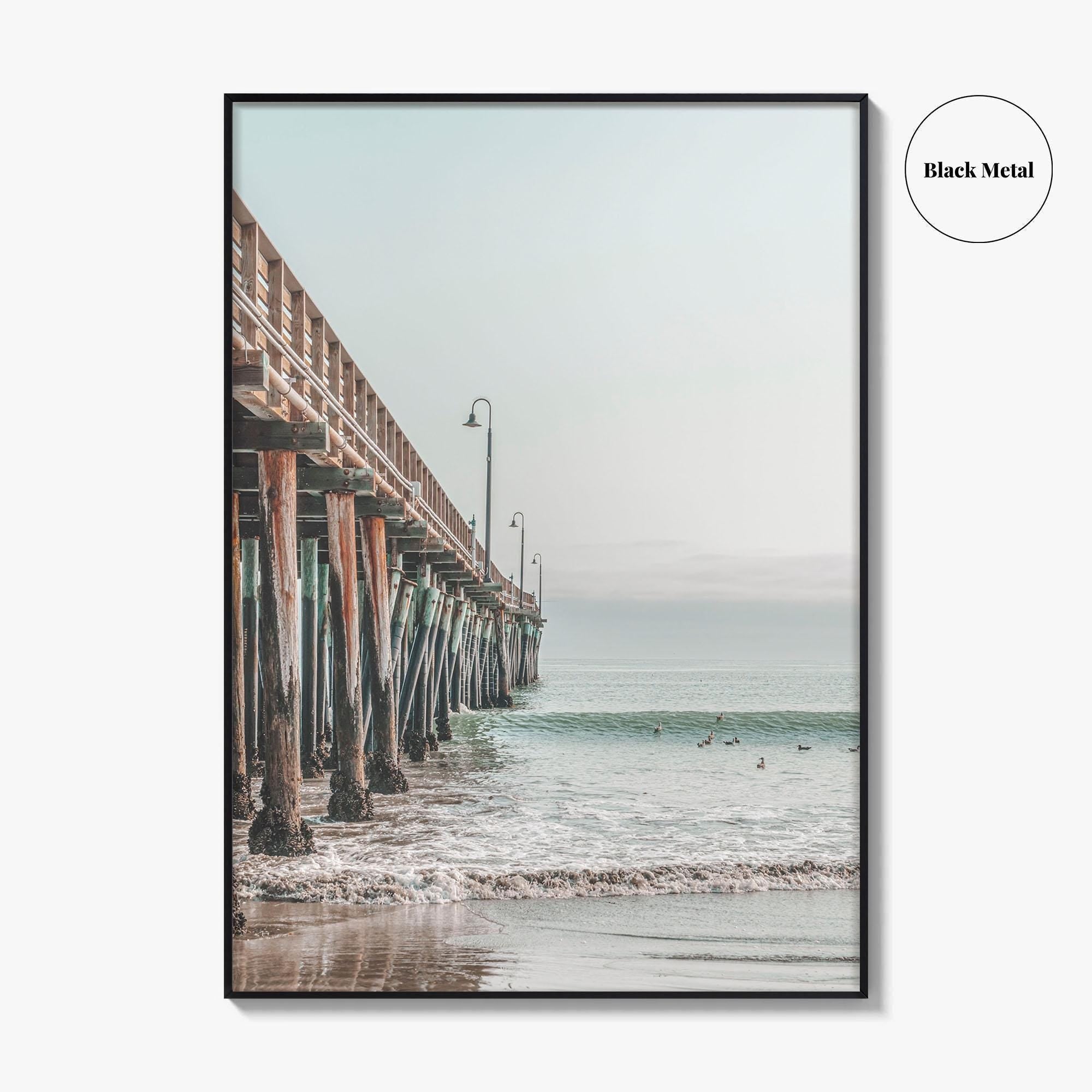 Cayucos Fine Art Photo Print, Pier, California, Pacific Ocean, Photo Poster, USA