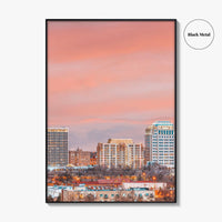Colorado Springs Skyline Fine Art Photo Print, CO, USA, Wall Decor Poster