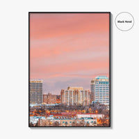 Colorado Springs Skyline Fine Art Photo Print, CO, USA, Wall Decor Poster