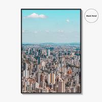 Belo Horizonte Skyline Fine Art Photo Print, Mangabeiras Viewpoint, Minas Gerais, Brazil Wall Poster