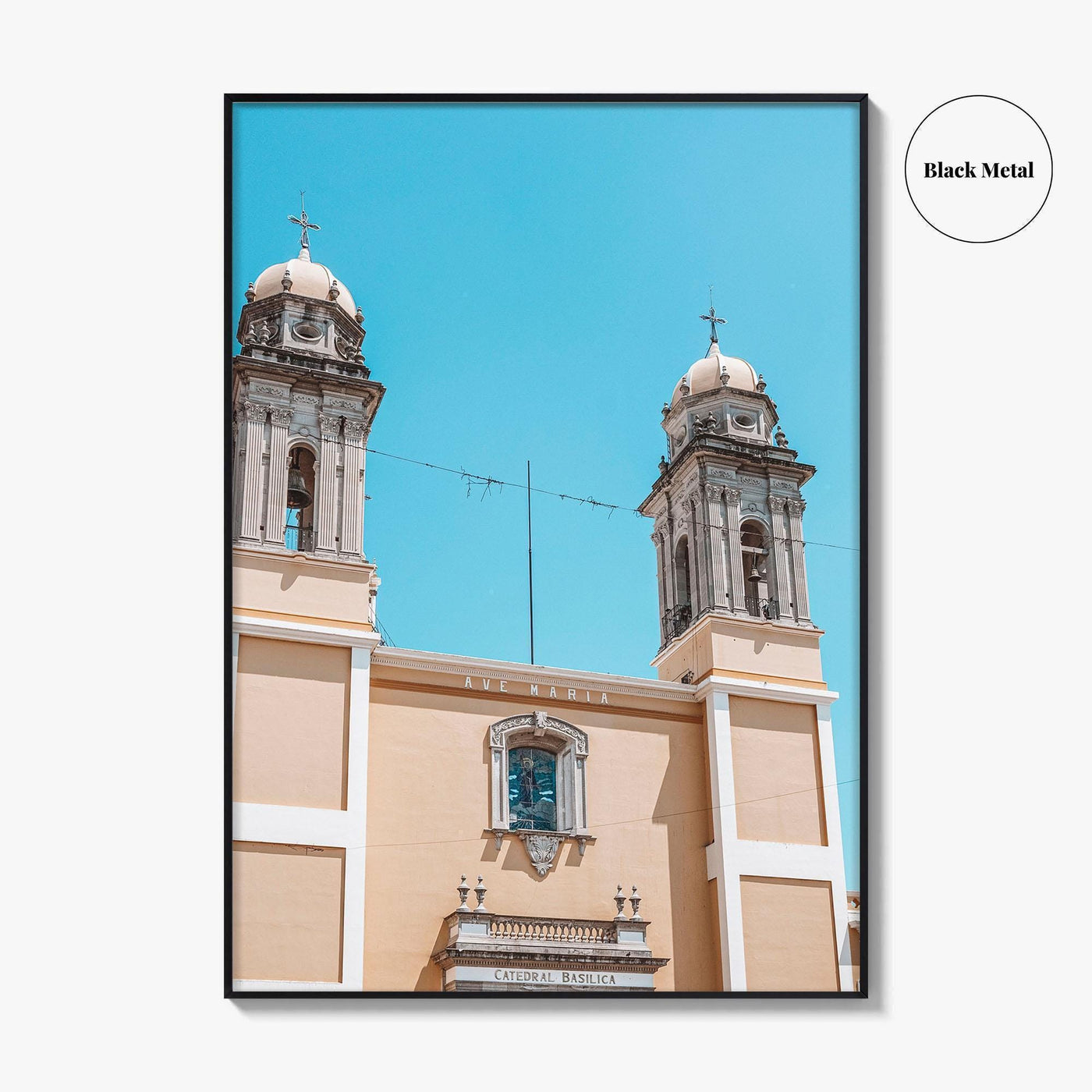 Colima Fine Art Photo Print, Colonial Church, Government Palace, Central Garden, Mexico, Poster