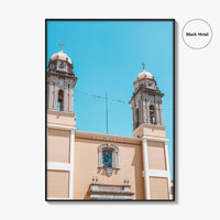 Colima Fine Art Photo Print, Colonial Church, Government Palace, Central Garden, Mexico, Poster