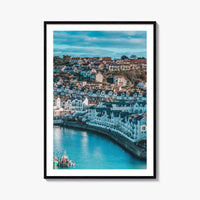 Torquay Fine Art Photo Print, Devon England Poster, English Riviera Harbour Decor