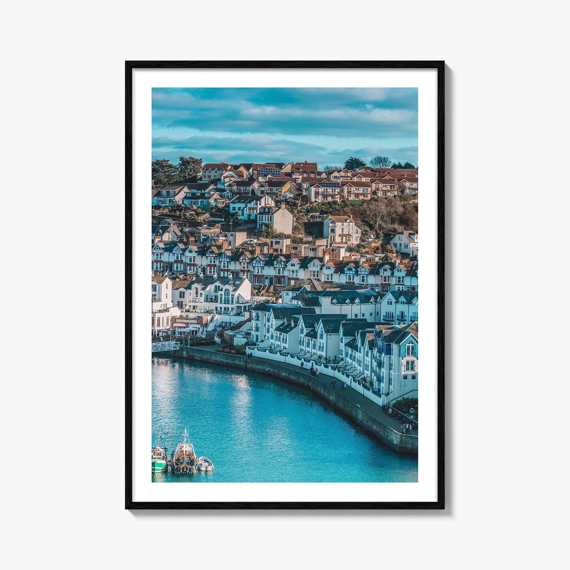 Torquay Fine Art Photo Print, Devon England Poster, English Riviera Harbour Decor