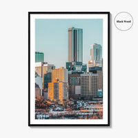 Edmonton Skyline Fine Art Photo Print, Alberta Canada Wall Poster