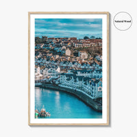 Torquay Fine Art Photo Print, Devon England Poster, English Riviera Harbour Decor