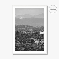 East Los Angeles Black and White Fine Art Photo Print, Northeast LA California Poster