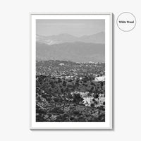 East Los Angeles Black and White Fine Art Photo Print, Northeast LA California Poster