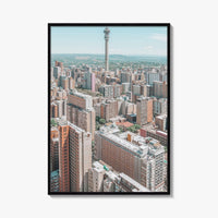 Johannesburg Skyline Fine Art Photo Print, South Africa, Joburg Poster, Gauteng City