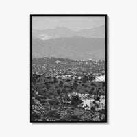East Los Angeles Black and White Fine Art Photo Print, Northeast LA California Poster