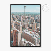 Johannesburg Skyline Fine Art Photo Print, South Africa, Joburg Poster, Gauteng City
