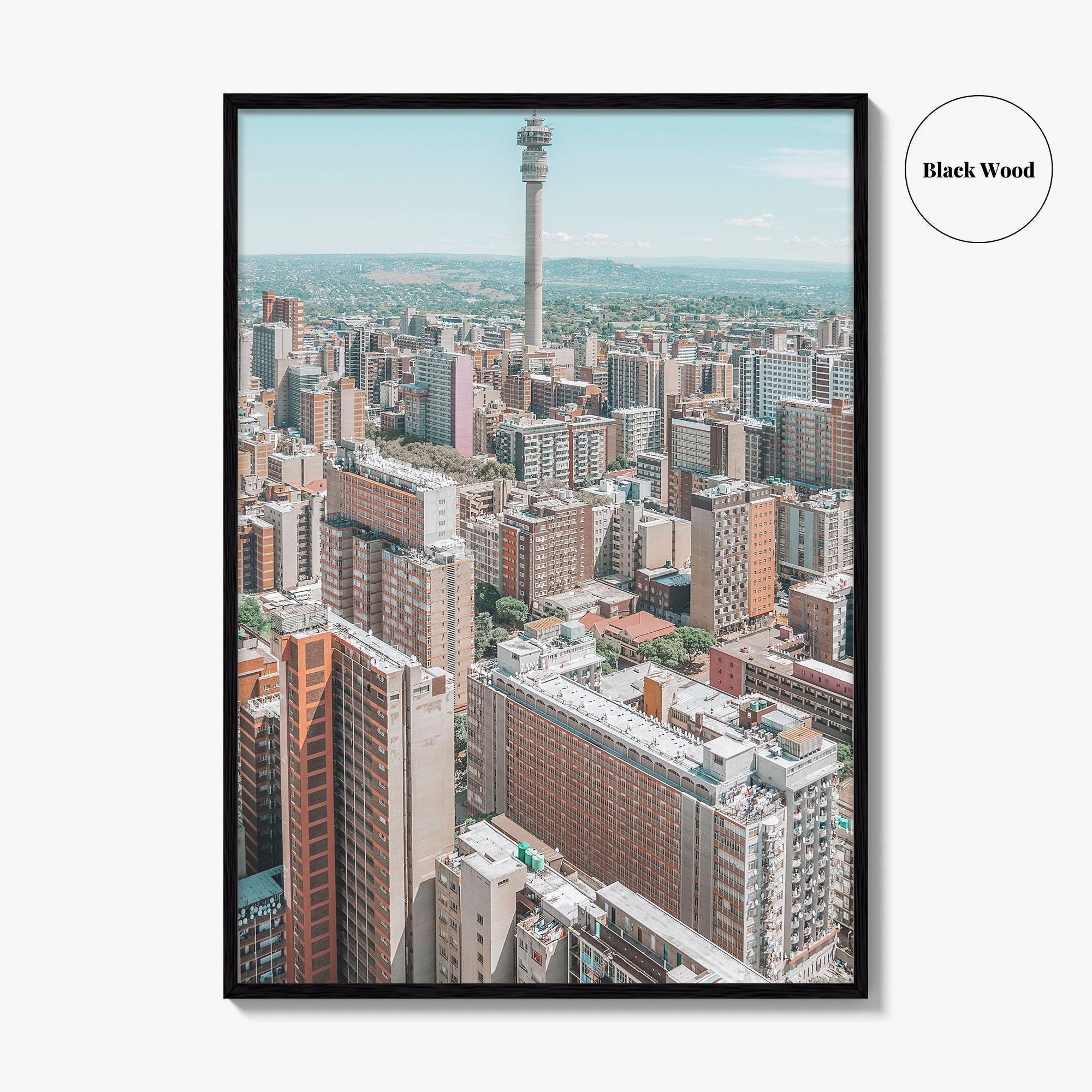 Johannesburg Skyline Fine Art Photo Print, South Africa, Joburg Poster, Gauteng City