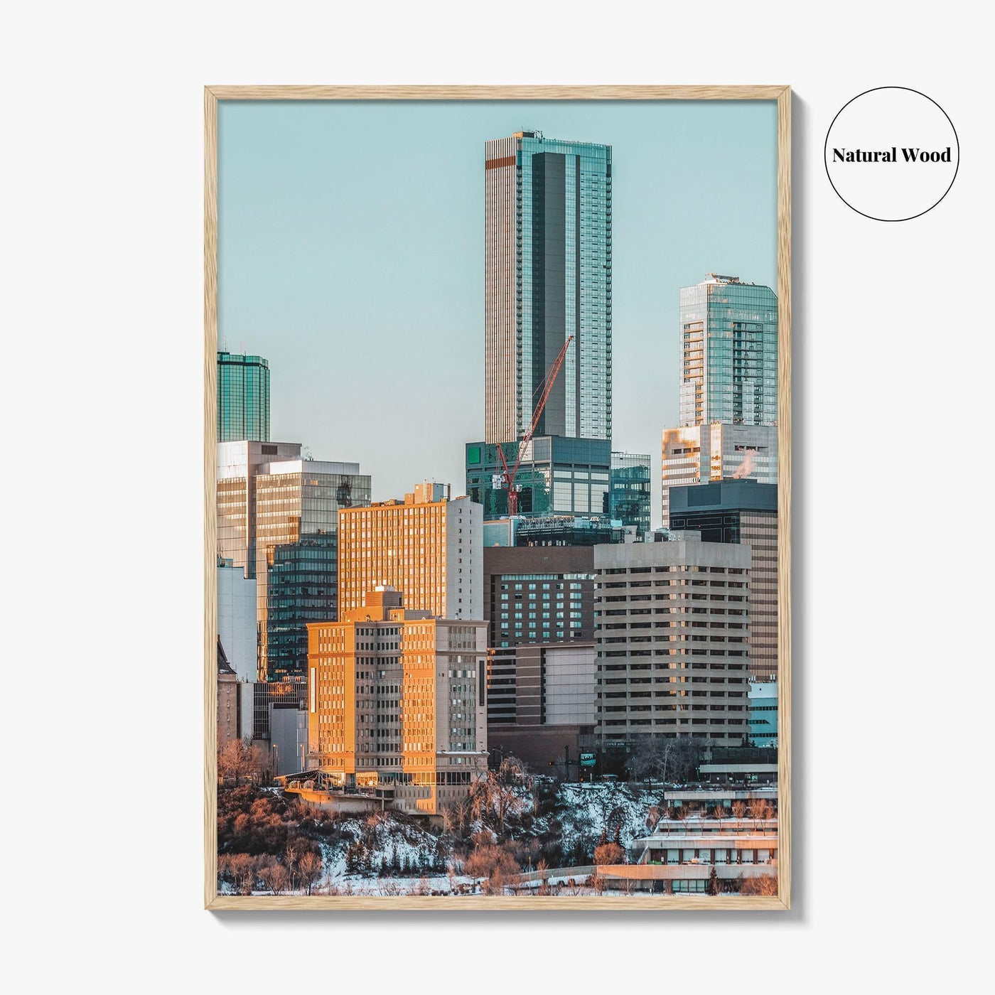 Edmonton Skyline Fine Art Photo Print, Alberta Canada Wall Poster