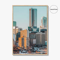 Edmonton Skyline Fine Art Photo Print, Alberta Canada Wall Poster