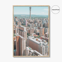 Johannesburg Skyline Fine Art Photo Print, South Africa, Joburg Poster, Gauteng City
