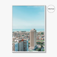 Lagos Island Nigeria Fine Art Photo Print, Aerial View, Wall Art Poster, Africa