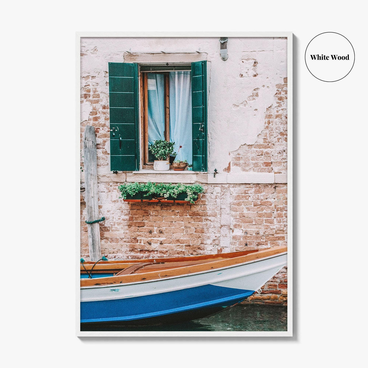 Venice Fine Art Photo Print, Italy, Venezia, Canal, Boat, Wall Decor, Poster