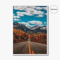 Telluride Colorado Fine Art Photo Print, San Juan Mountains, Scenic Byway Poster, Autumn
