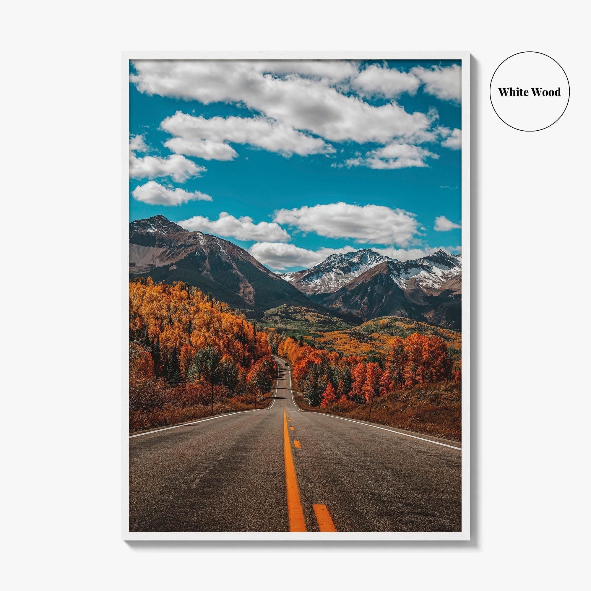 Telluride Colorado Fine Art Photo Print, San Juan Mountains, Scenic Byway Poster, Autumn