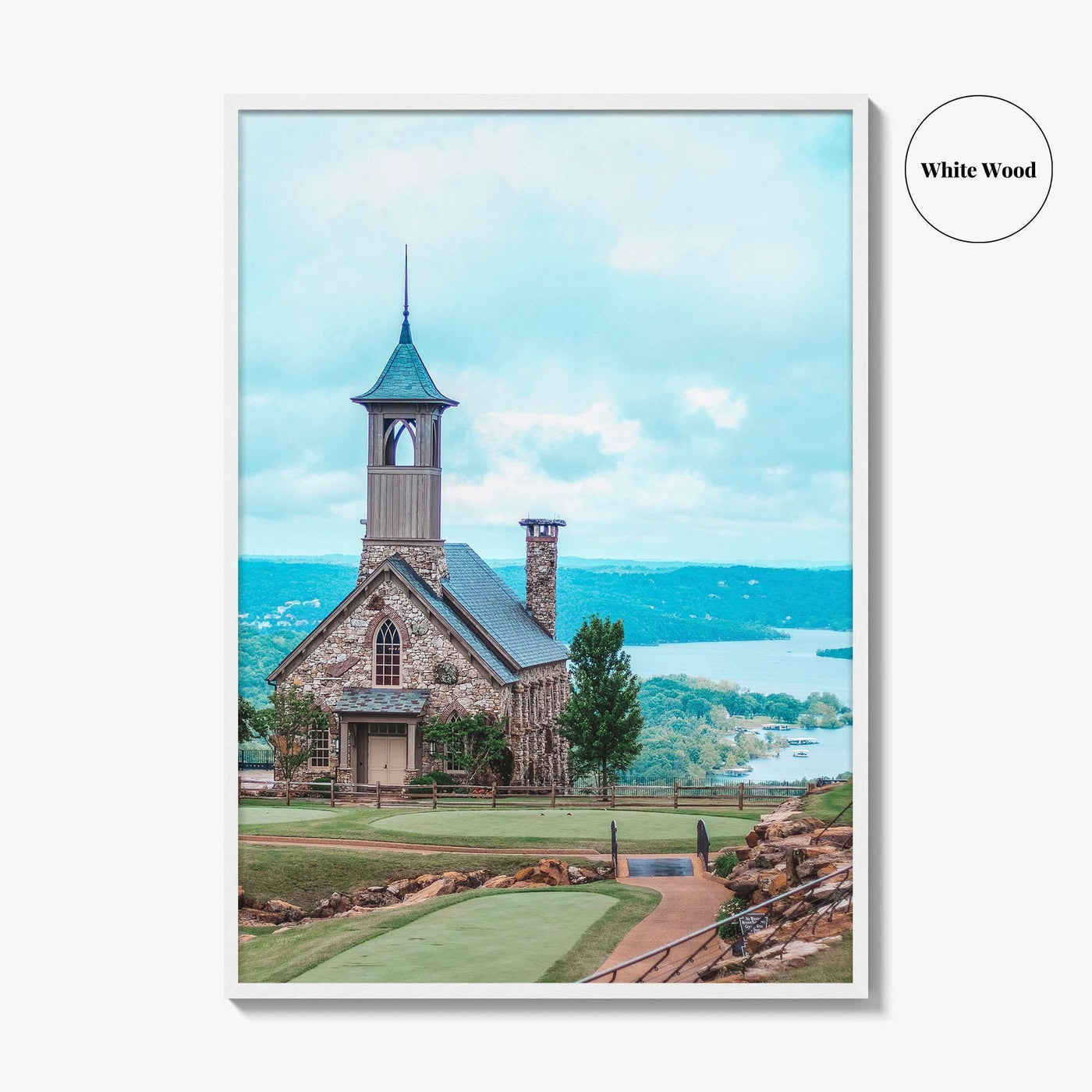 Branson Fine Art Photo Print, Top of the Rock Church, Missouri Ozarks Poster