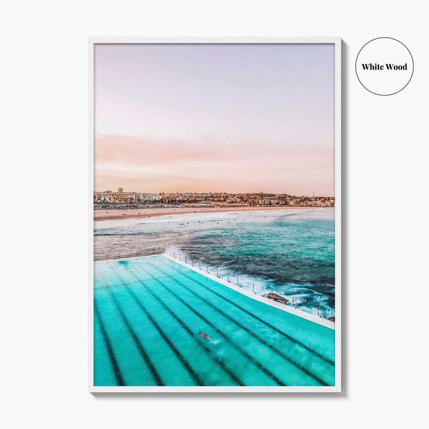 Bondi Beach Fine Art Photo Print, Sydney, Bondi Icebergs Pool, NSW Australia Poster