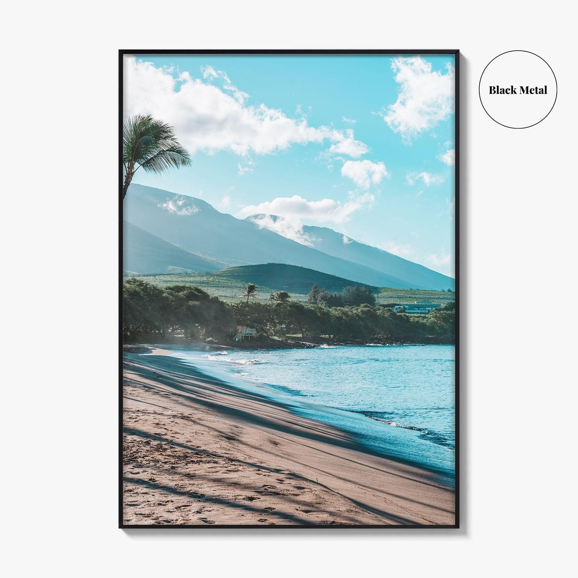 Lahaina Fine Art Photo Print, Maui Beach Wall Decor Poster, Hawaii USA