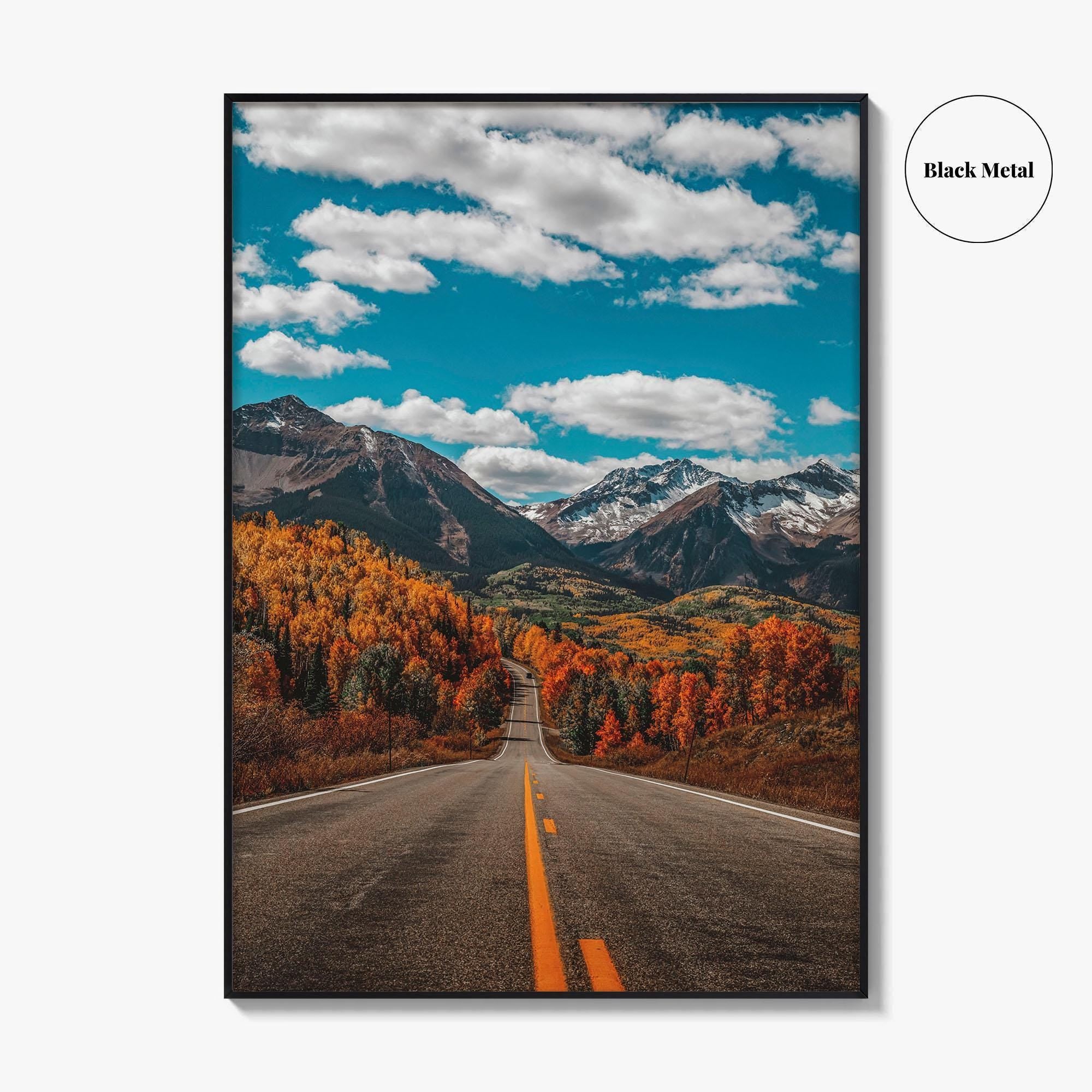 Telluride Colorado Fine Art Photo Print, San Juan Mountains, Scenic Byway Poster, Autumn