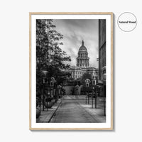 Denver Black and White Fine Art Photo Print, 16th Street Colorado Poster