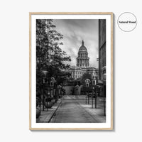 Denver Black and White Fine Art Photo Print, 16th Street Colorado Poster