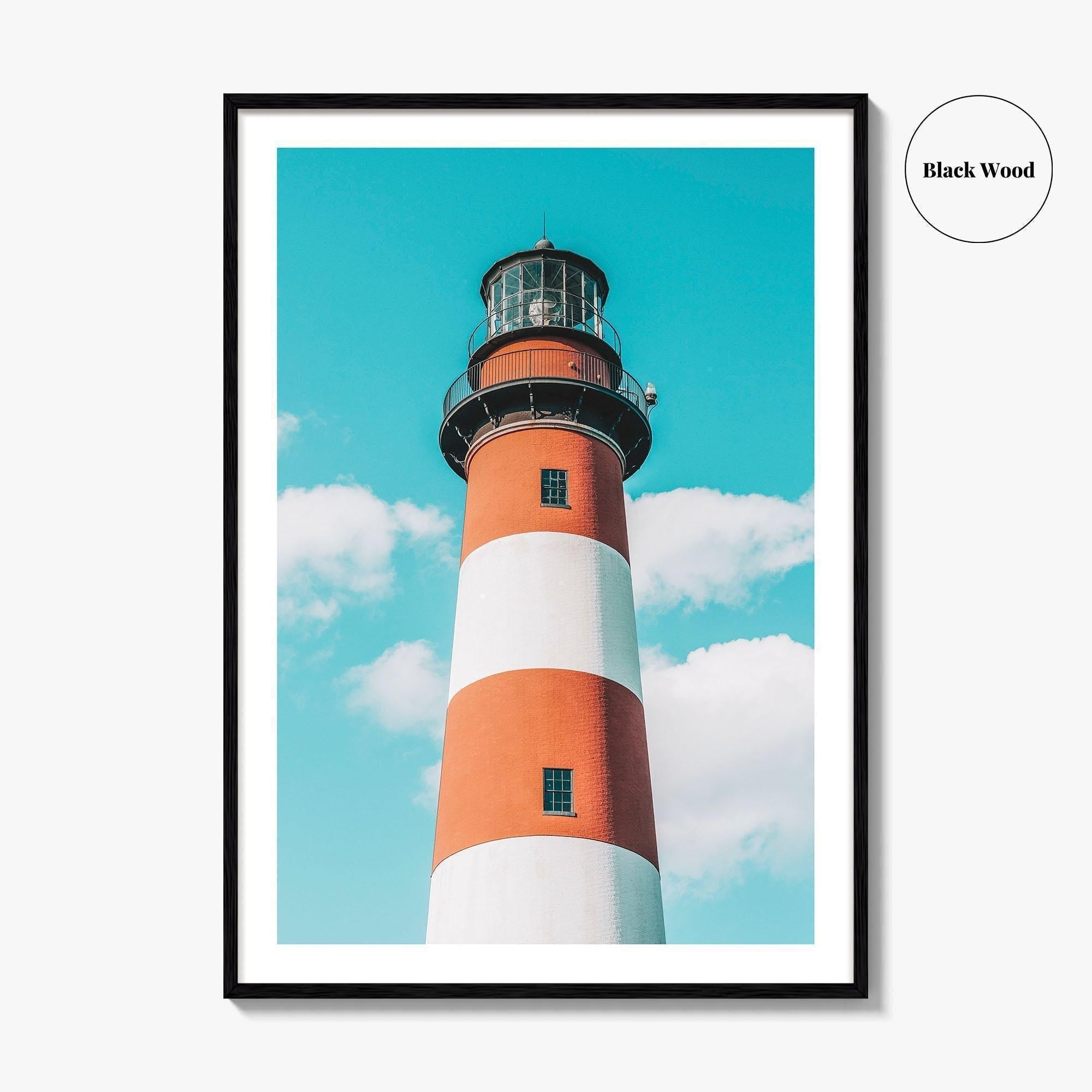 Chincoteague Island Fine Art Photo Print, Assateague Lighthouse, Virginia USA, Photo Poster
