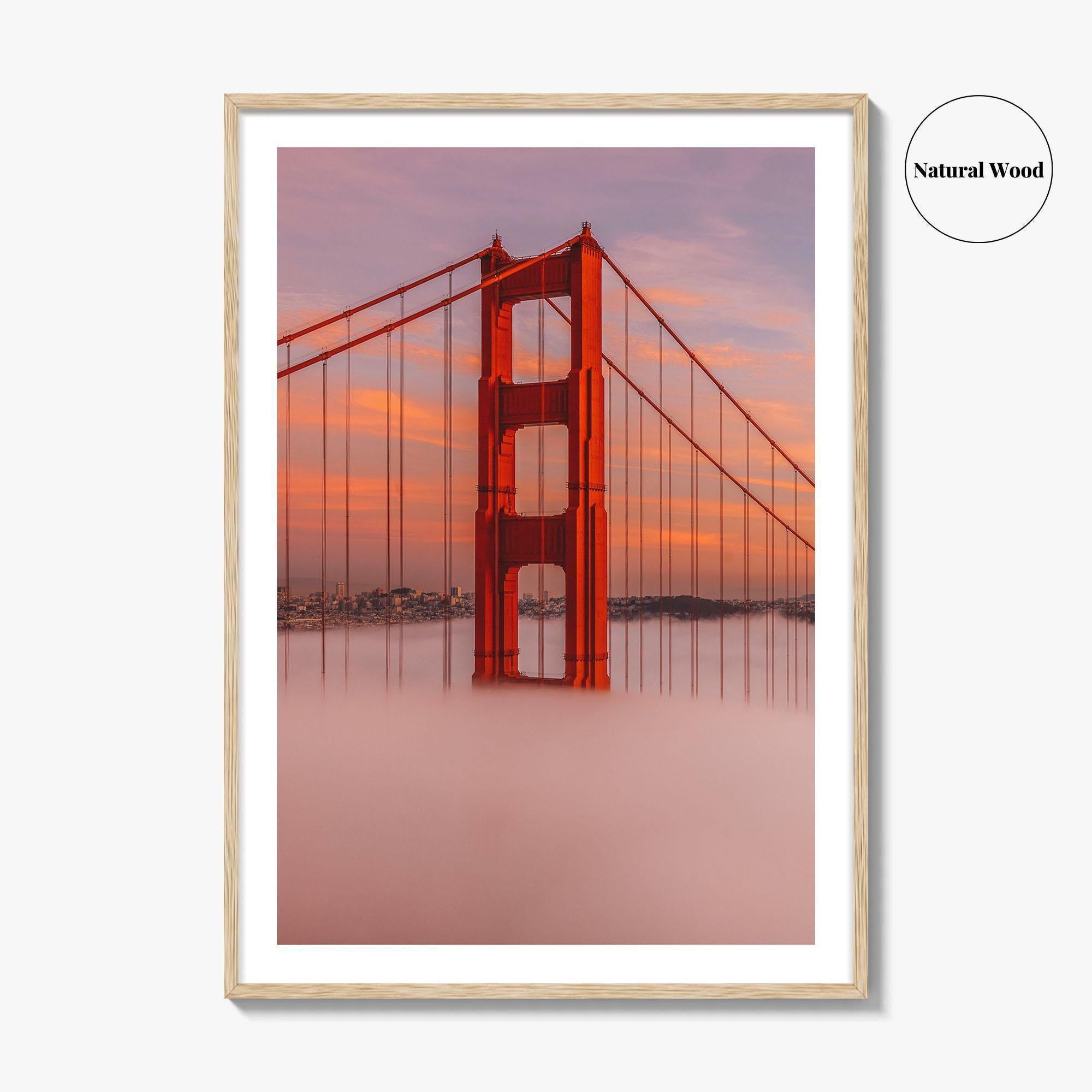 Golden Gate Bridge Fine Art Photo Print, San Francisco California Poster