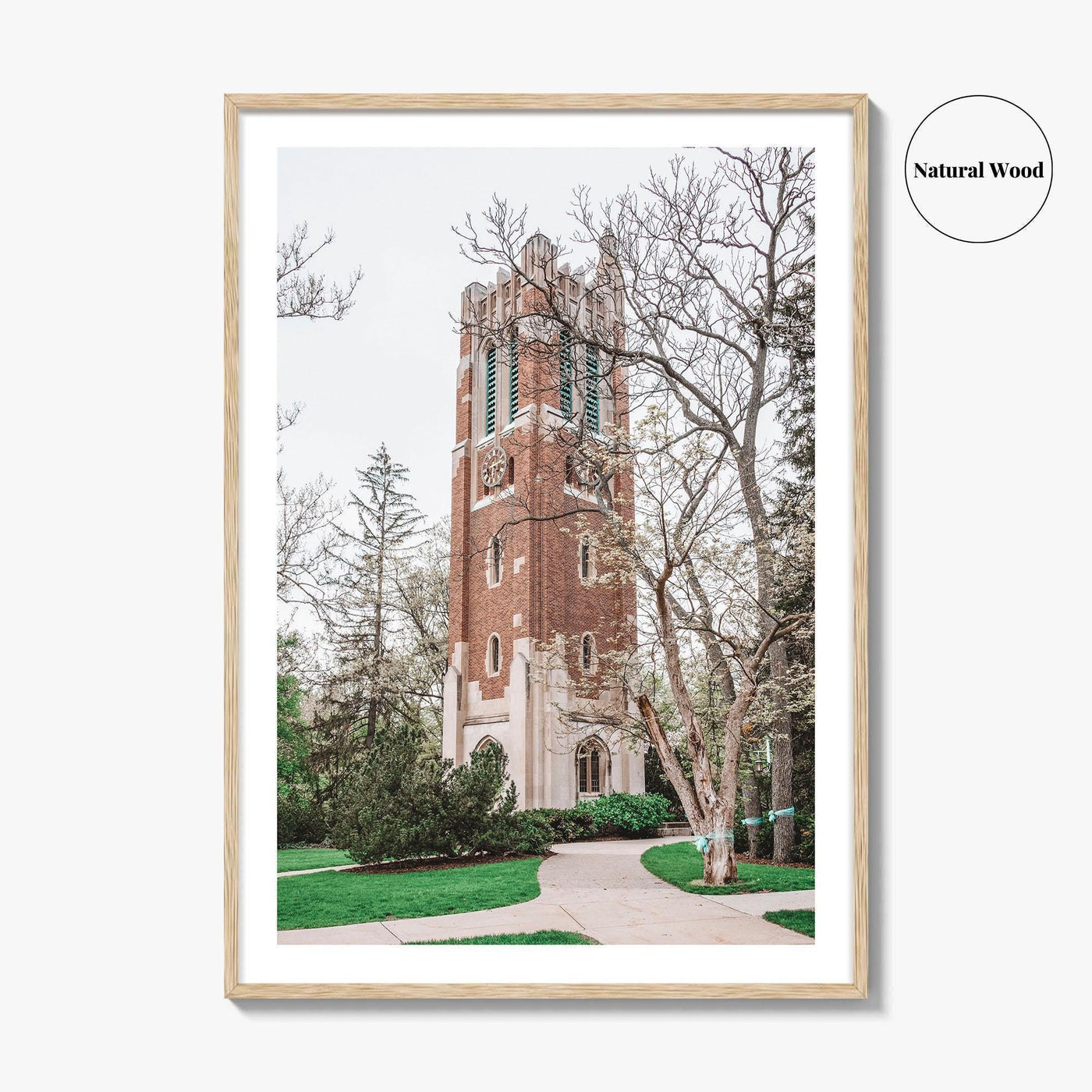 East Lansing Michigan Fine Art Photo Print, Beaumont Tower, Michigan State University, Poster