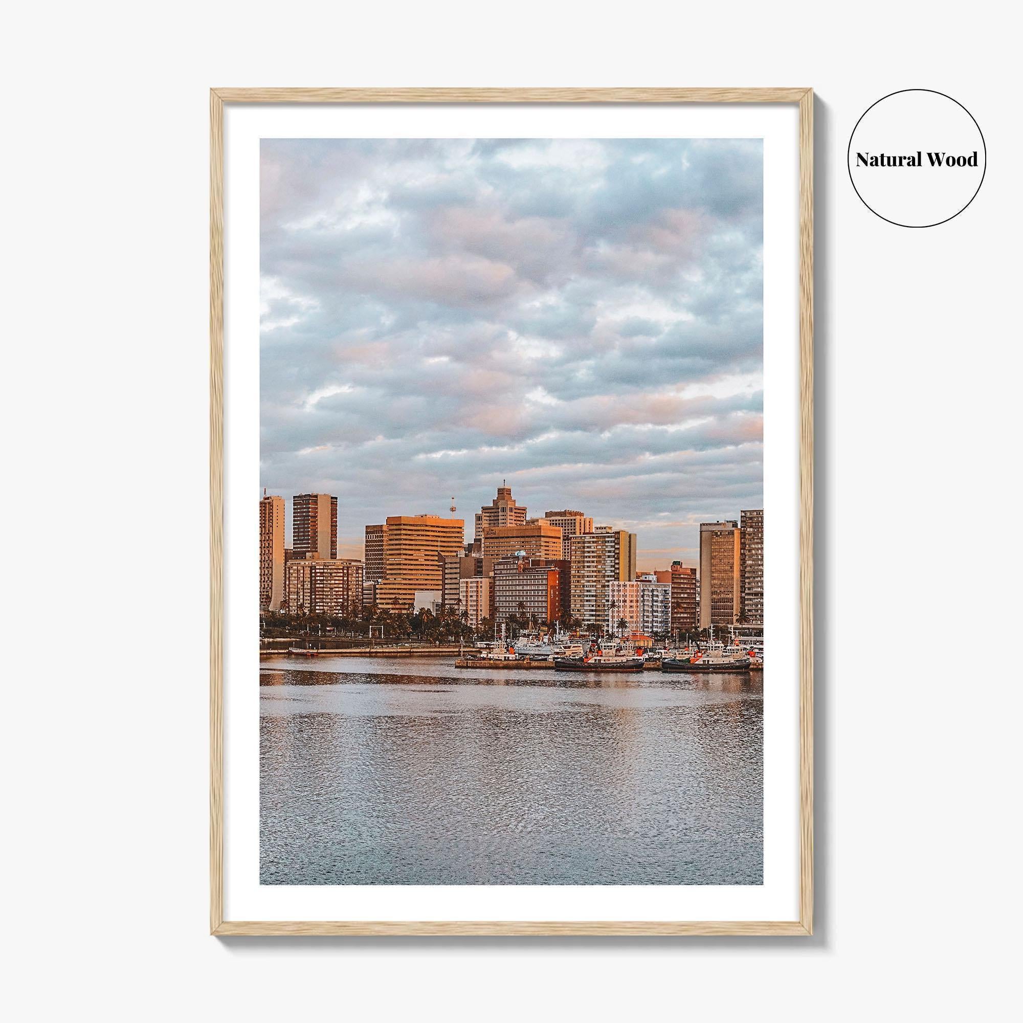 Durban Fine Art Photo Print, Seaport Harbour View, KwaZulu-Natal South Africa Poster